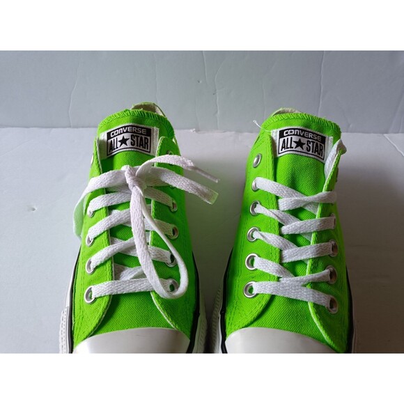 Converse All Star Shoes Women’s 7 Men's 5 Green Low Top - Picture 4 of 10